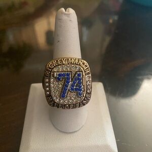 Mickey Mantle Hall of Fame Ring 1951- 1968 Size 11